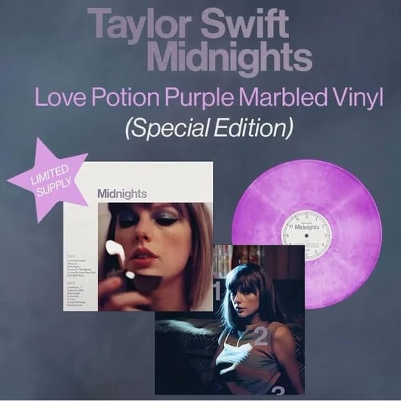 NEW SEALED Midnights Love Potion Purple Marbled Vinyl RARE - Picture 4 of 4